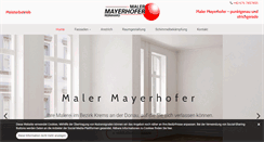 Desktop Screenshot of maler-mayerhofer.eu