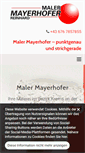 Mobile Screenshot of maler-mayerhofer.eu